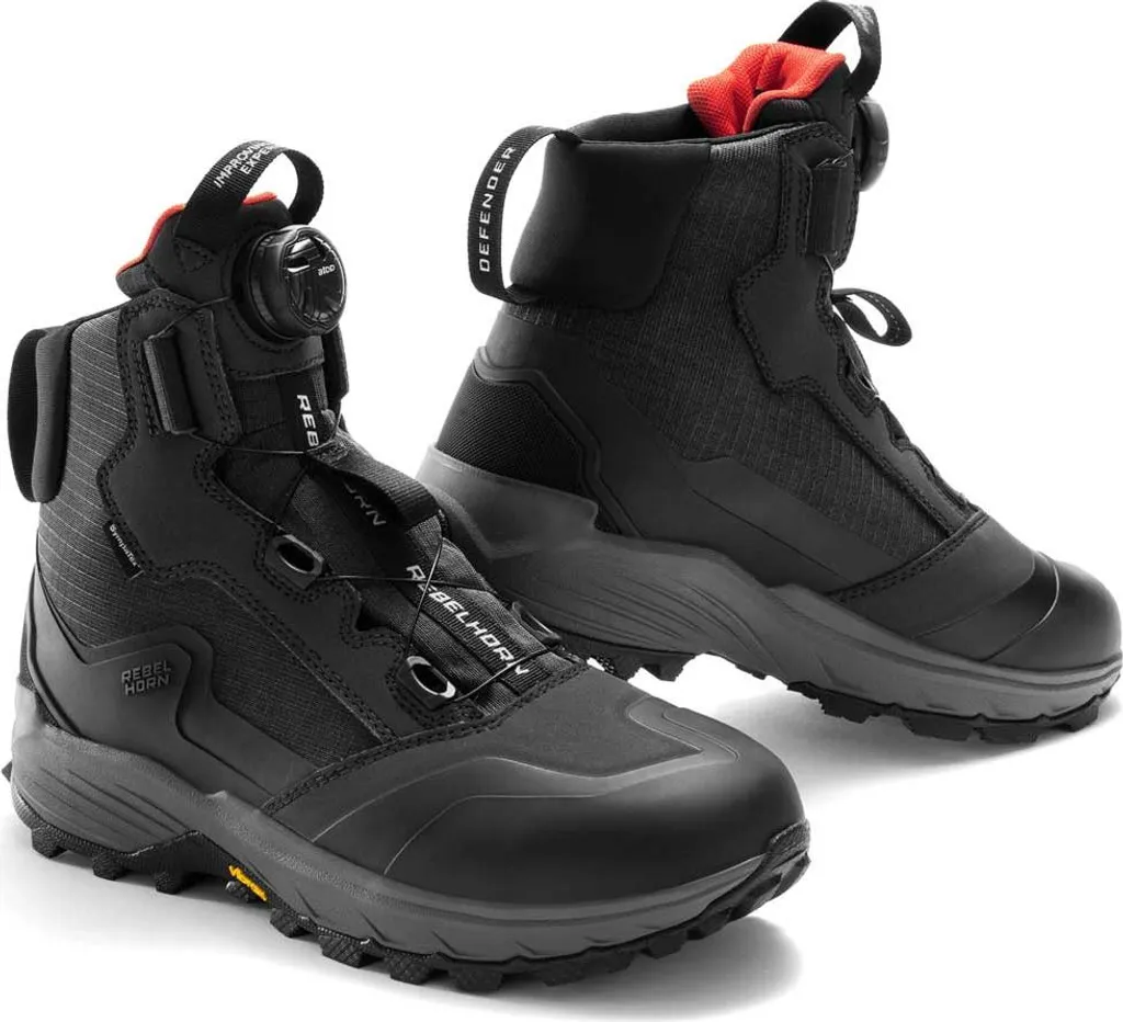 Bottes moto confortables Rebelhorn Defender contre fatigue et chocs