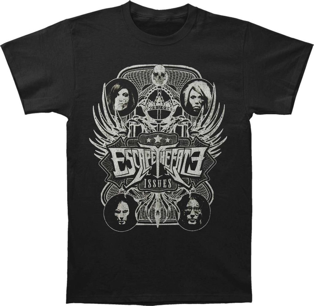 Escape the Fate - "Issues" T-Shirt für Herren/Damen Uni RO5655 (M) (Schwarz)