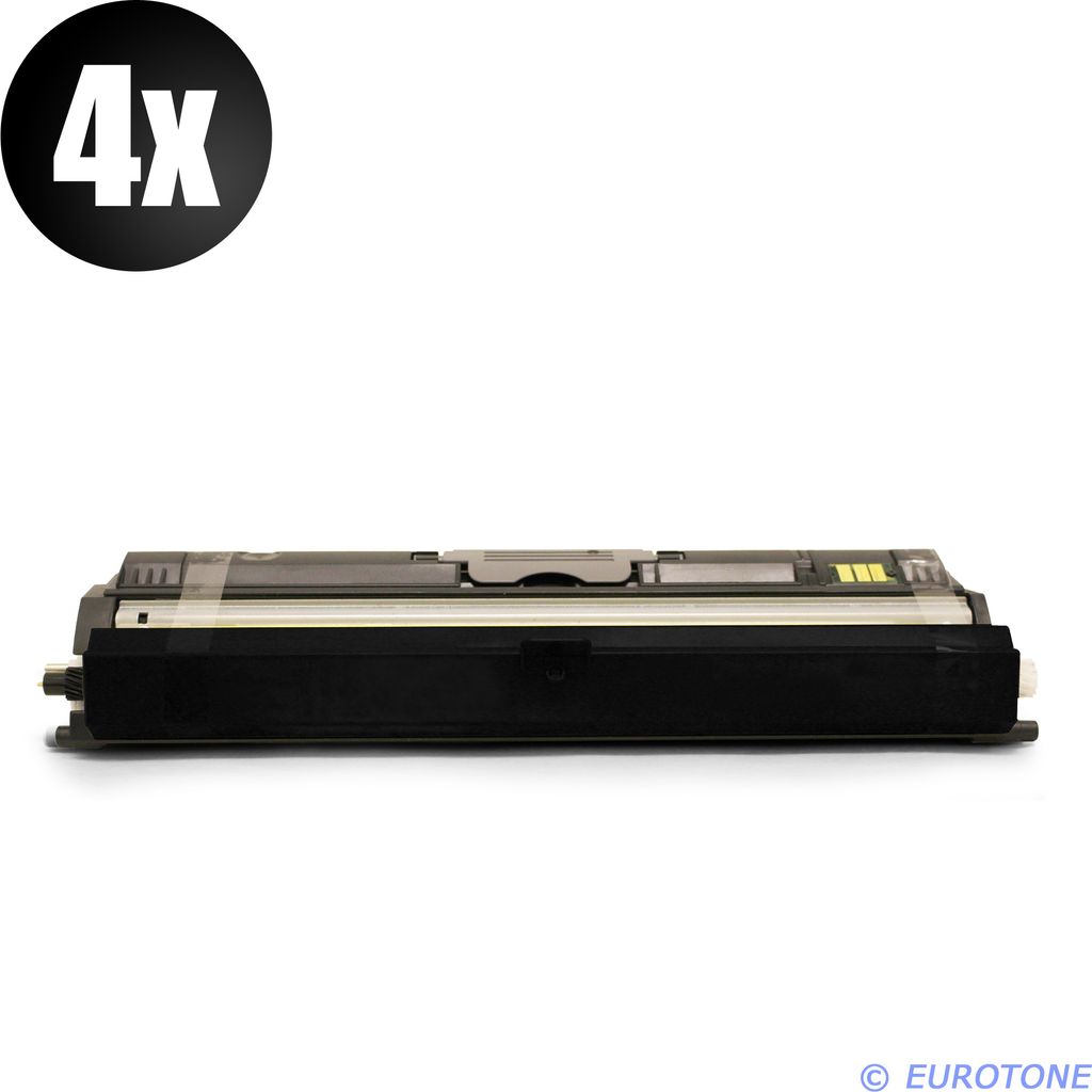 4x Eurotone Toner Alternative für Epson C13S050557 Black Schwarz