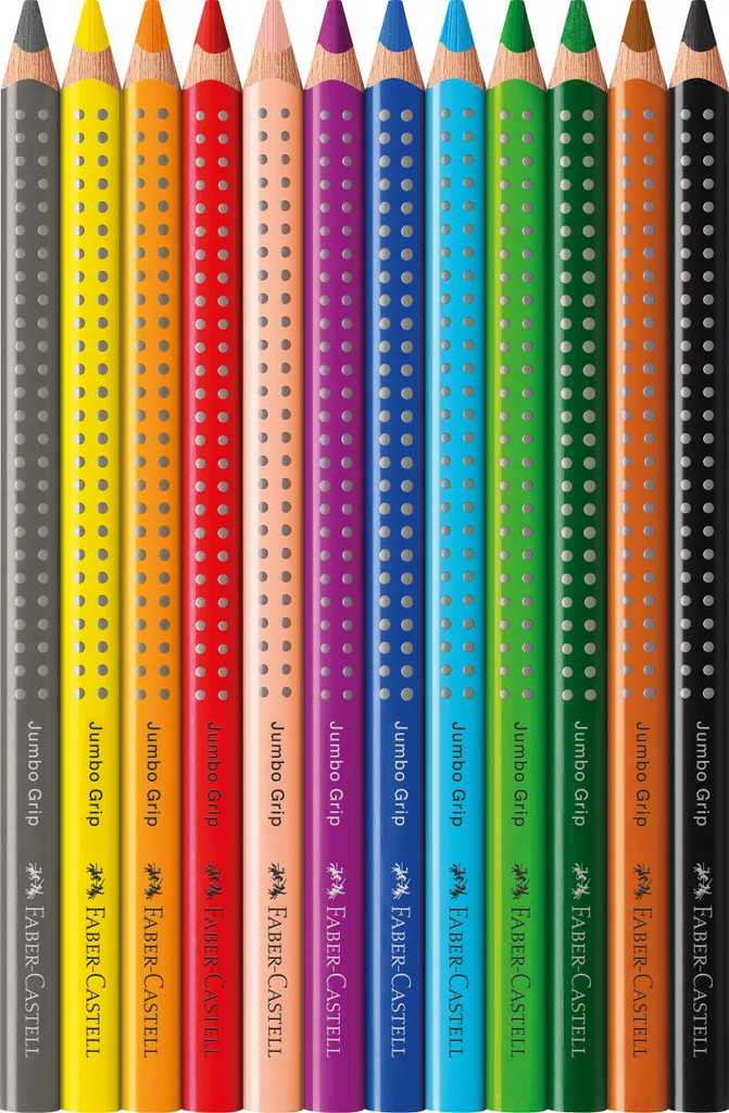 Design Ergonomico Faber-Castell Jumbo Grip 12 Pezzi | Comfort Totale - 19