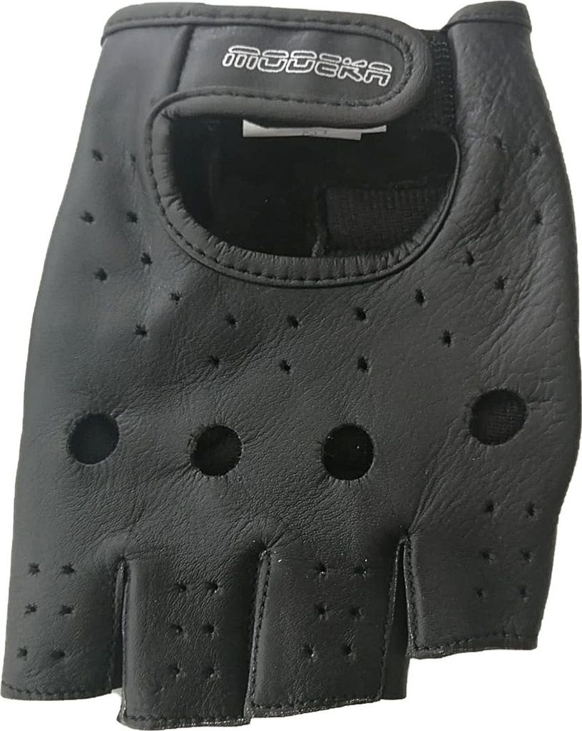 Modeka (2009-2022) Fingerlose Handschuhe Highway Schwarz Grösse Xs
