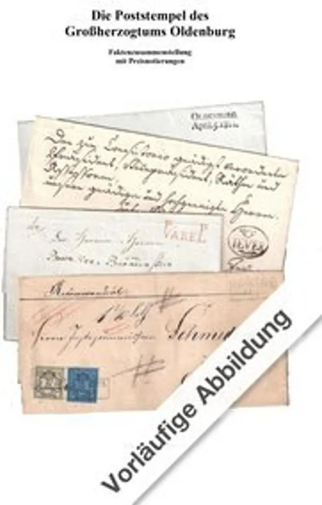 Livre de philatélie sur les cachets postaux du Grand-duché d'Oldenburg