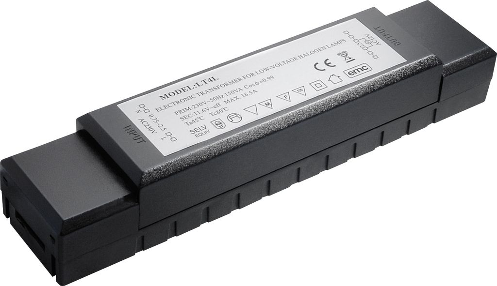 Transformateur halogène électronique 230/12 V/70-200 W, Image du produit 