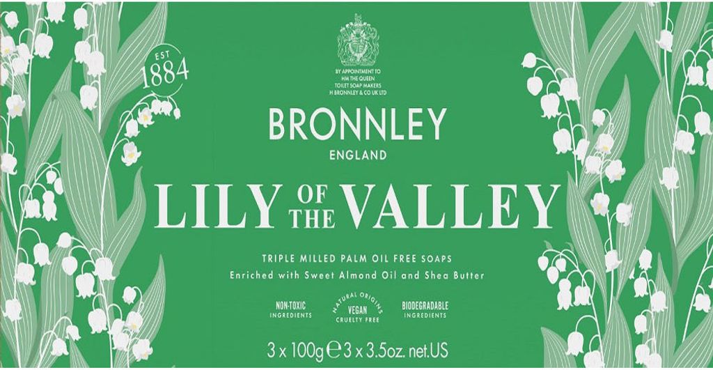 Bronnley Seife Lily of the Valley 3 x 100g Produktbild 