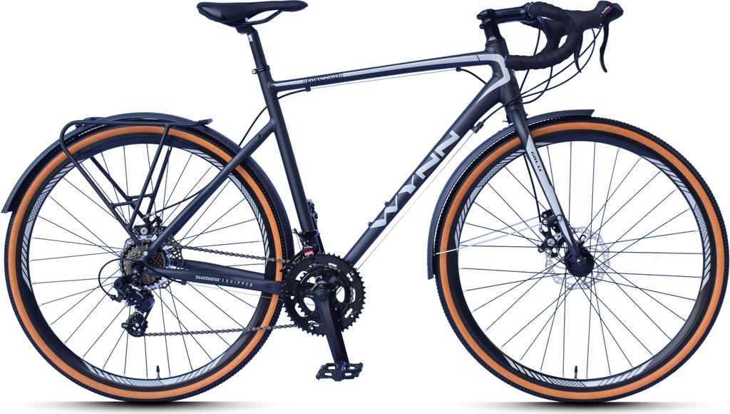 WYNN Gravelbike Gravel 28 Zoll GRL1.1 grau Rahmenhöhe 54 cm Produktbild 