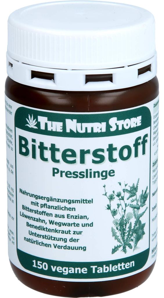 THE NUTRI STORE Bitterstoff Tabletten, 150 St. Tabletten