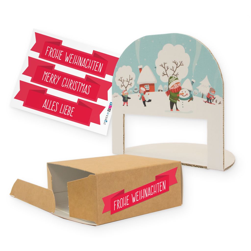 itenga Geschenkverpackung Schneeballschlacht (Motiv 30)