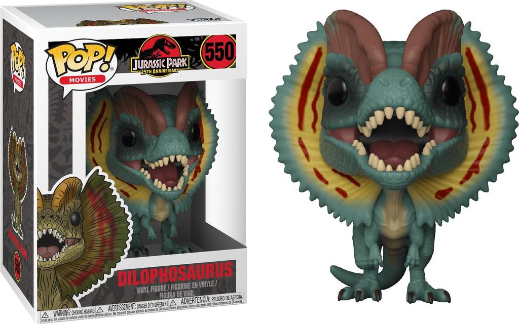 Jurassic Park - Dilophosaurus 550 - Funko Pop! - Vinyl Productafbeelding 