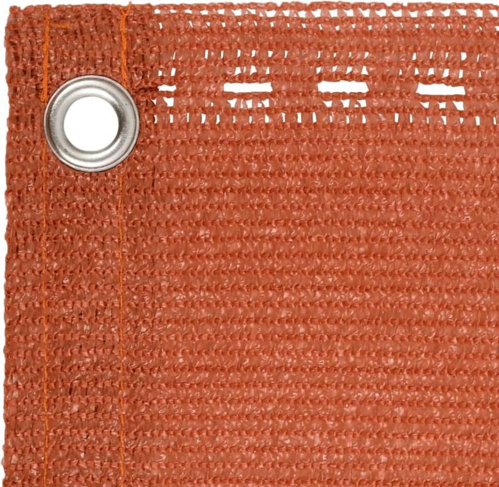 vidaXL Balkon-Sichtschutz Orange 90x400 cm HDPE