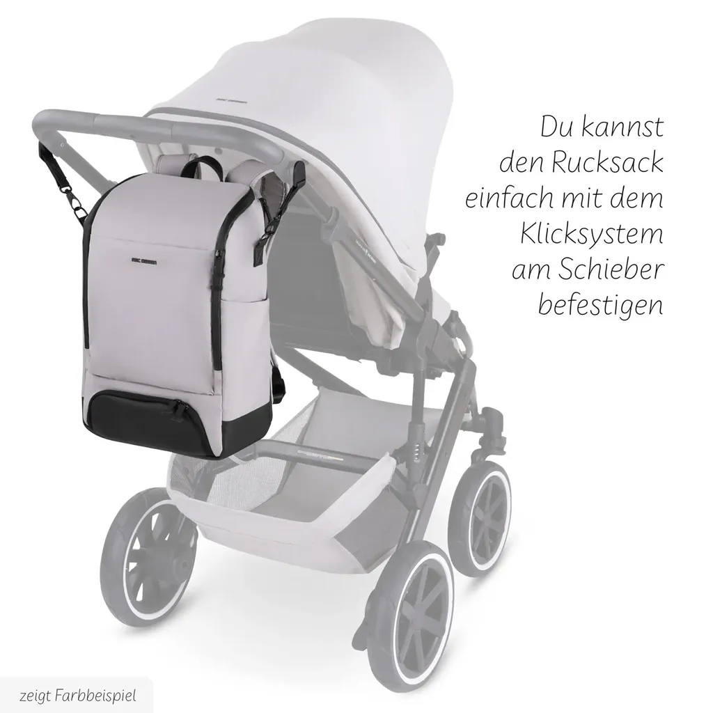 ABC Design Sac à dos à langer Active Nature - Accessoire Bébé Éco-conçu - 10