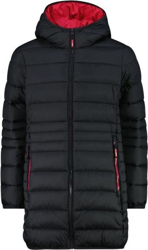 Cmp Kid G Coat Fix Hood Antracite Antracite 140