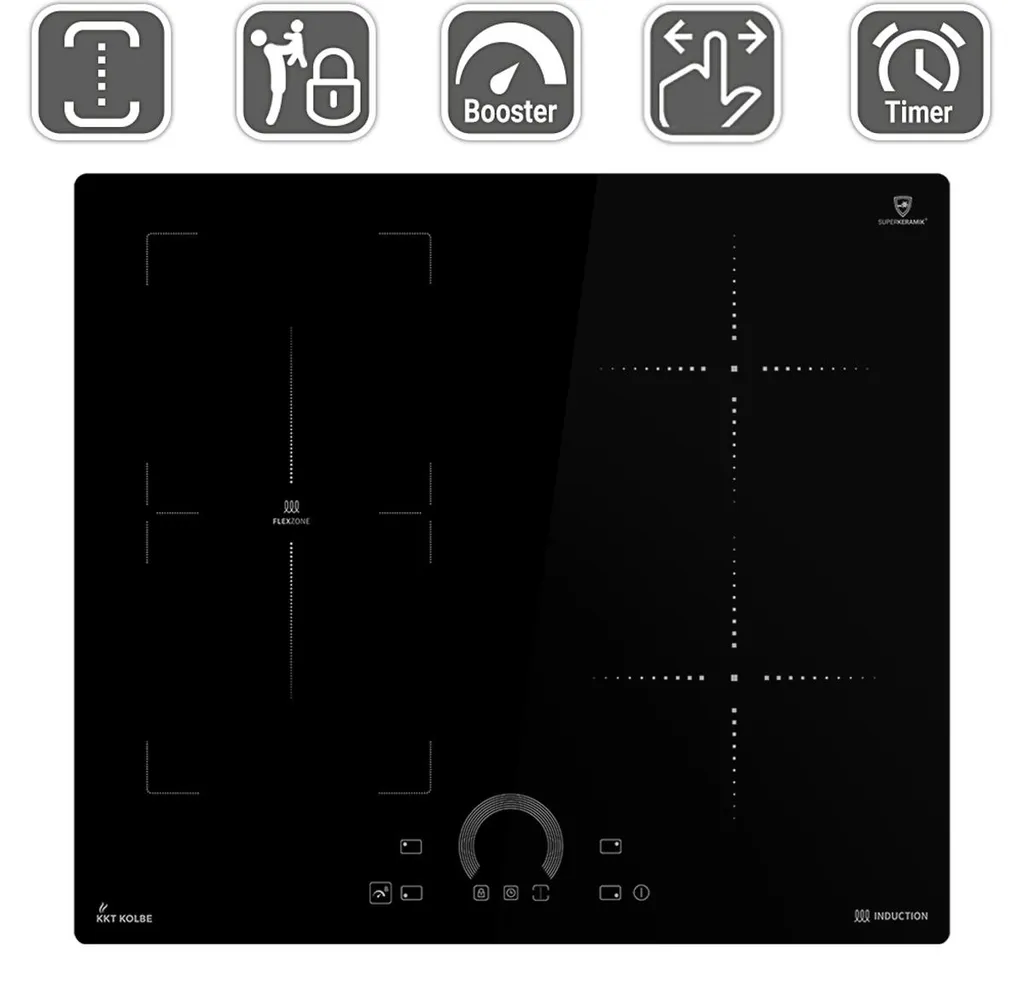 Table de cuisson à induction 4 feux 8200W encastrable pour cuisine 60cm