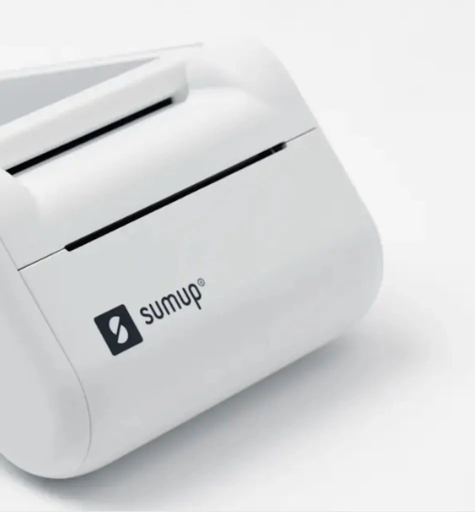 SumUp Solo Lecteur de cartes tactile avec station d'impression 800 - 4