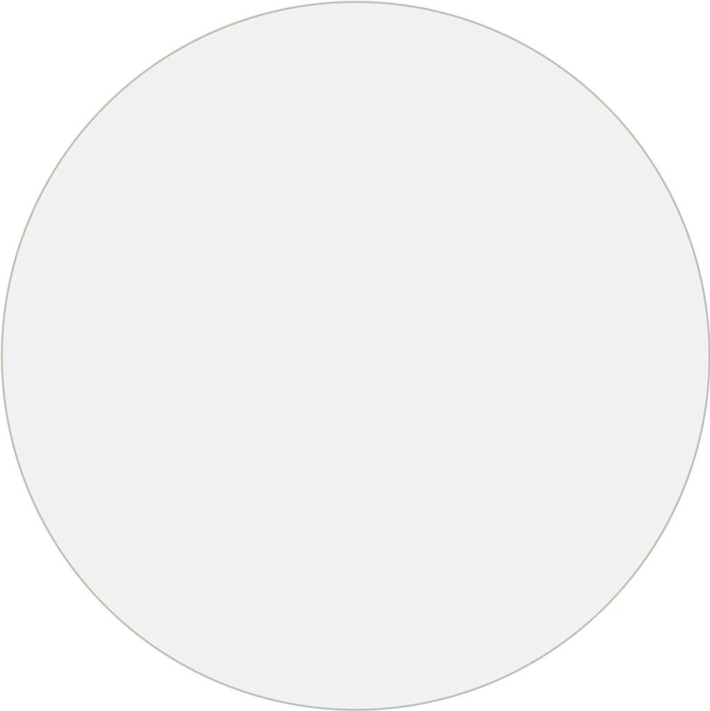 vidaXL Tischfolie Matt Ø 120 cm 2 mm PVC Produktbild 