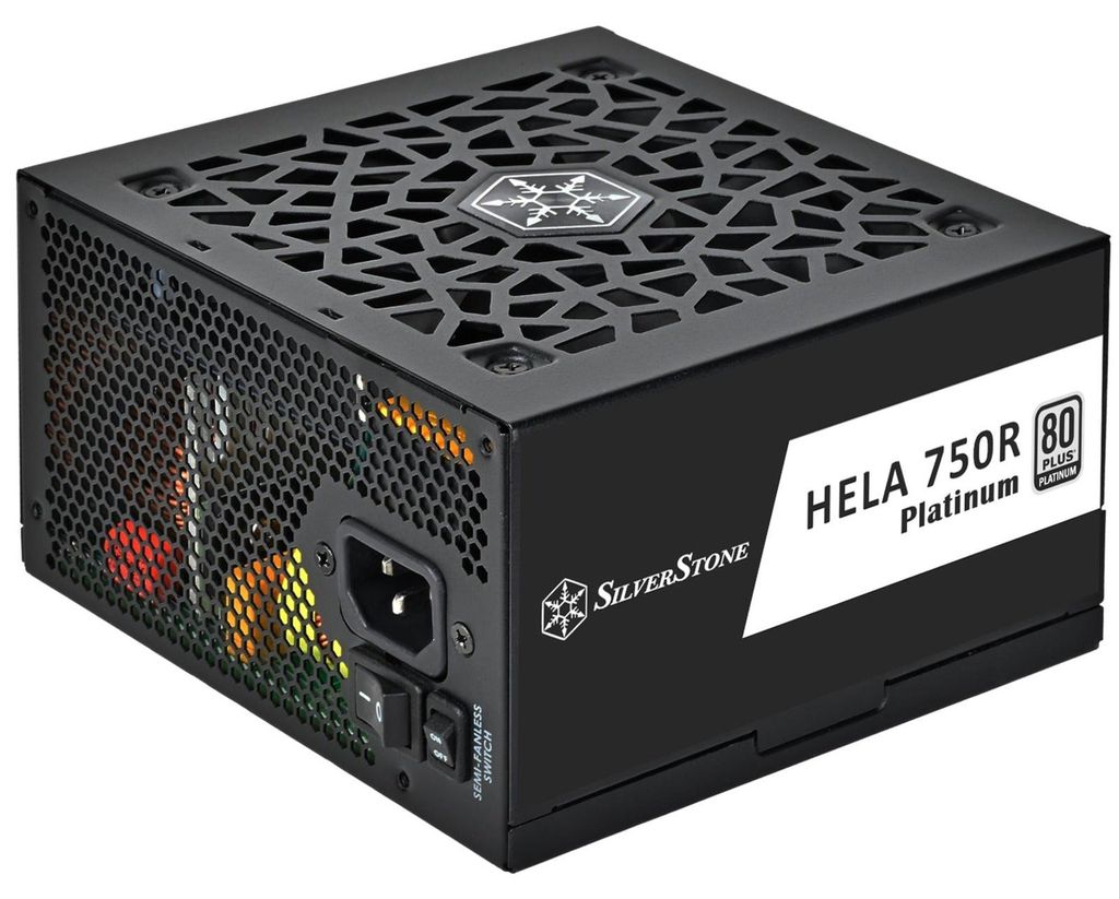 SilverStone HELA 750R 80 PLUS Platinum Netzteil ATX 3.1 PCIe 5.1 - 750 Watt (SST-HA750R-PM) - PC-/Server Netzteil - ATX