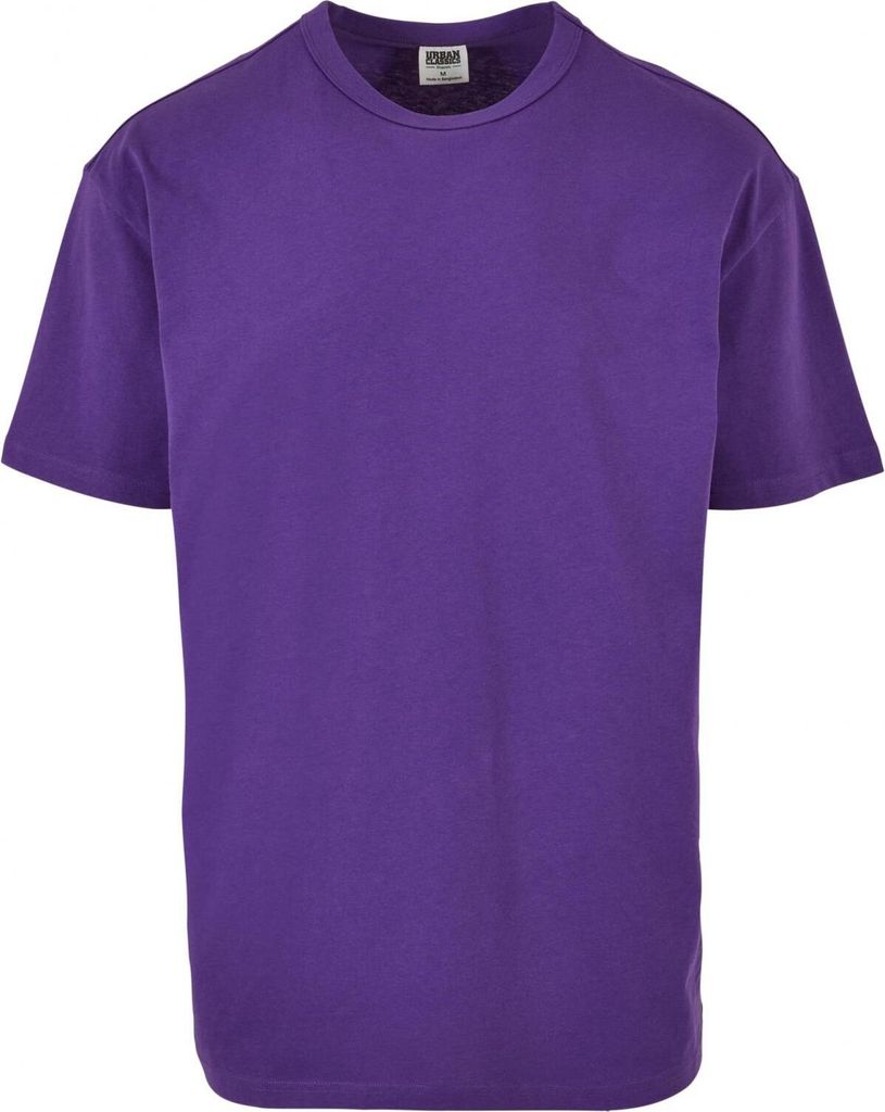 Urban Classics TB3085 | Organic Basic Tee Herren T-Shirt - Farbe: realviolet - Größe: L