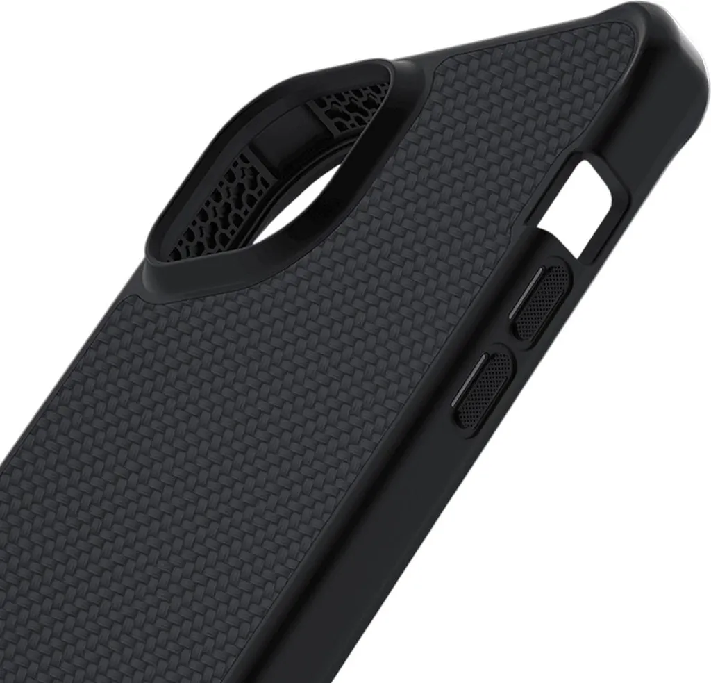 Coque iPhone 14 ITSKINS Ballistic R Nylon Noire - ITBALNYLIP14BK