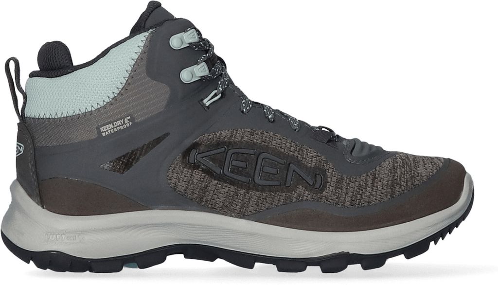 Keen Terradora Flex Mid Damen Wanderschuhe Magnet/Cloud Blue Größe 37