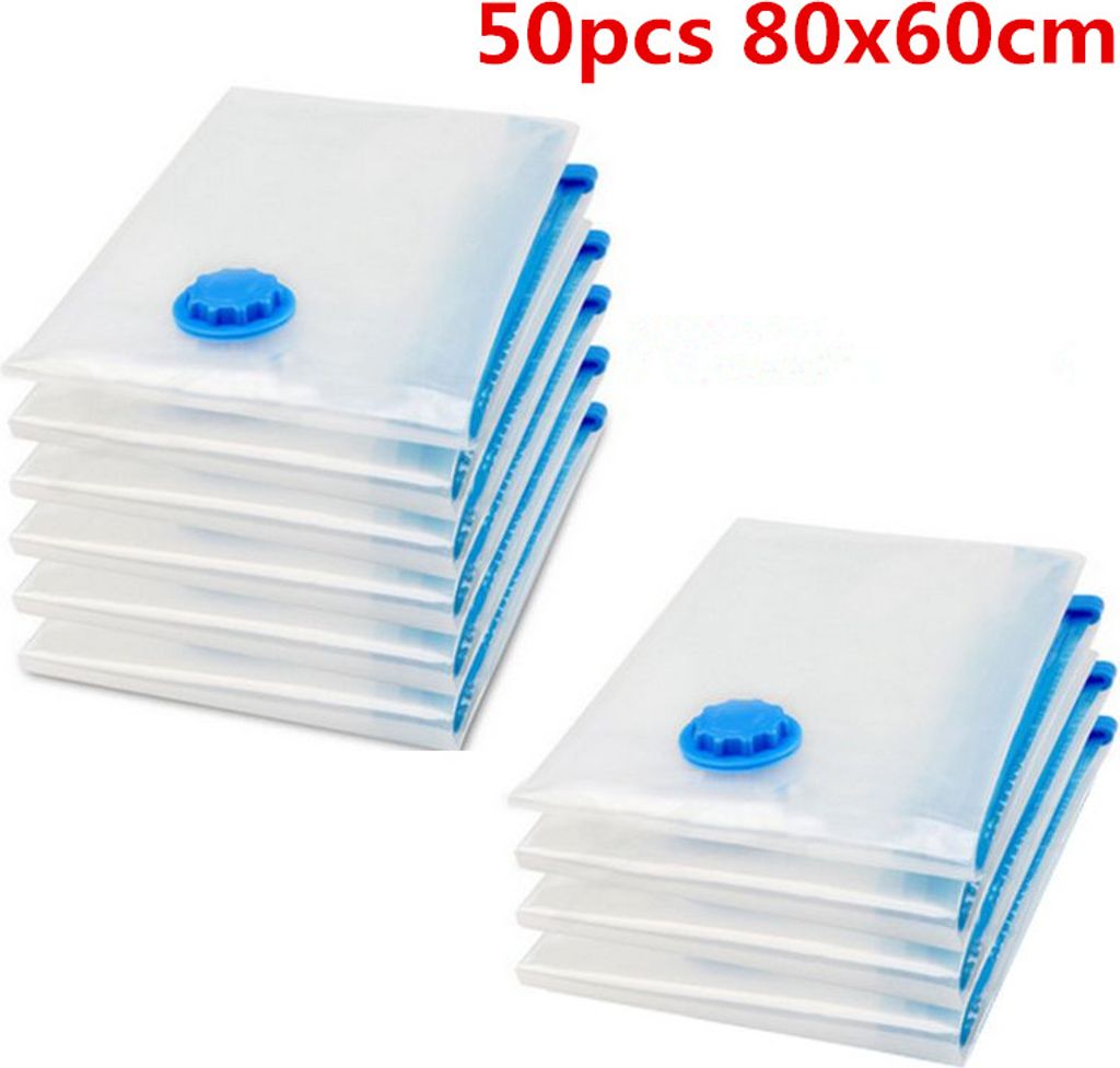 50 Stück Vakuumbeutel Aufbewahrungsbeutel 80x60cm für Produktbild 
