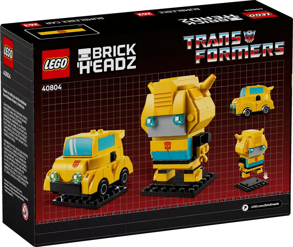 Pack BrickHeadz Bumblebee 2-en-1 - Le Robot Transformable sans Limite - 2