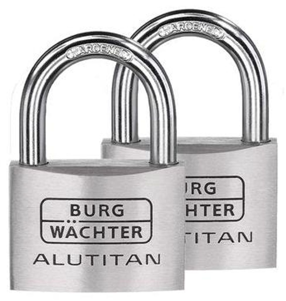 Kłódka 2 Szt. Burg Wachter Alutitan Duo 770 30 Sb Zdjęcie produktu 