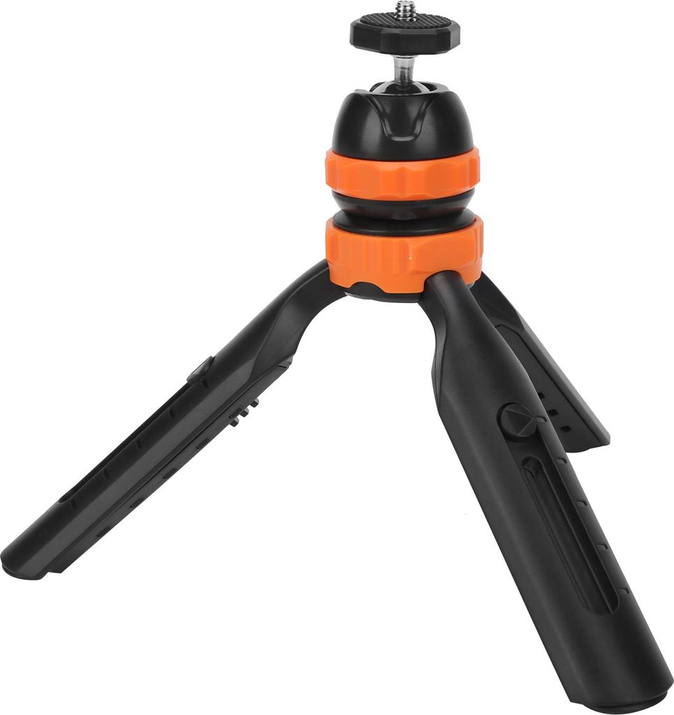 MINI REAKRAKTIBLICHE TRÜHE 2 Abschnitte Mobiltelefonhalter mit 360 ° einstellbarer Ballkopfhaut