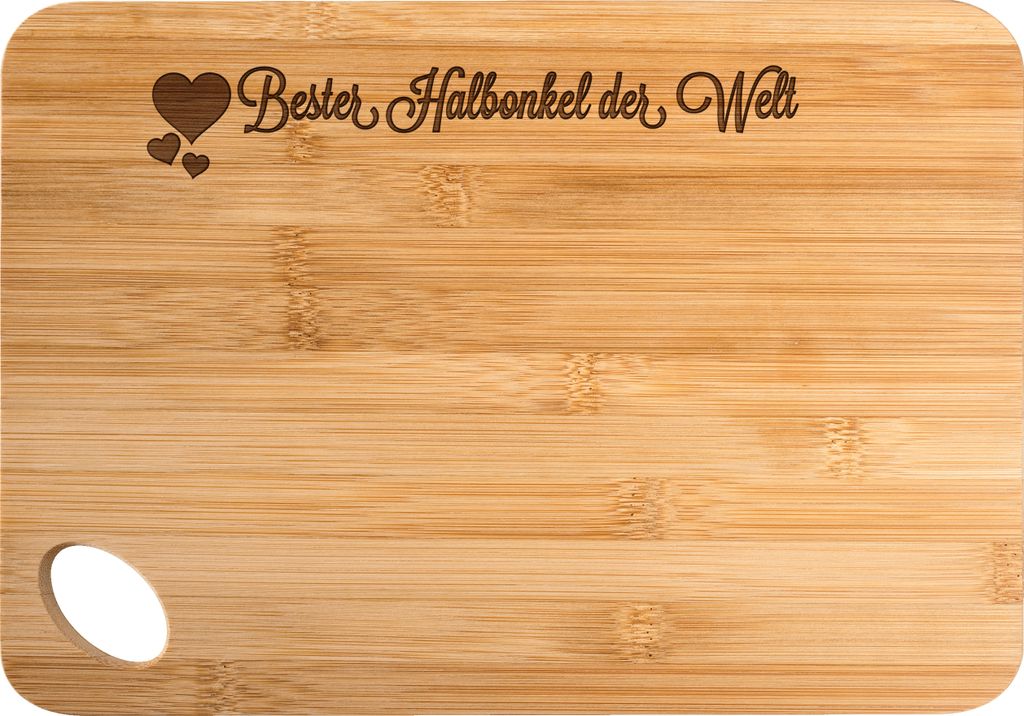Mr. & Mrs. Panda Brett Halbonkel - Transparent - Geschenk, holzschneidebrett, Schneidebrett, Frühstücksbrettchen, Holzbrett, Onkel, bester, Hackb...