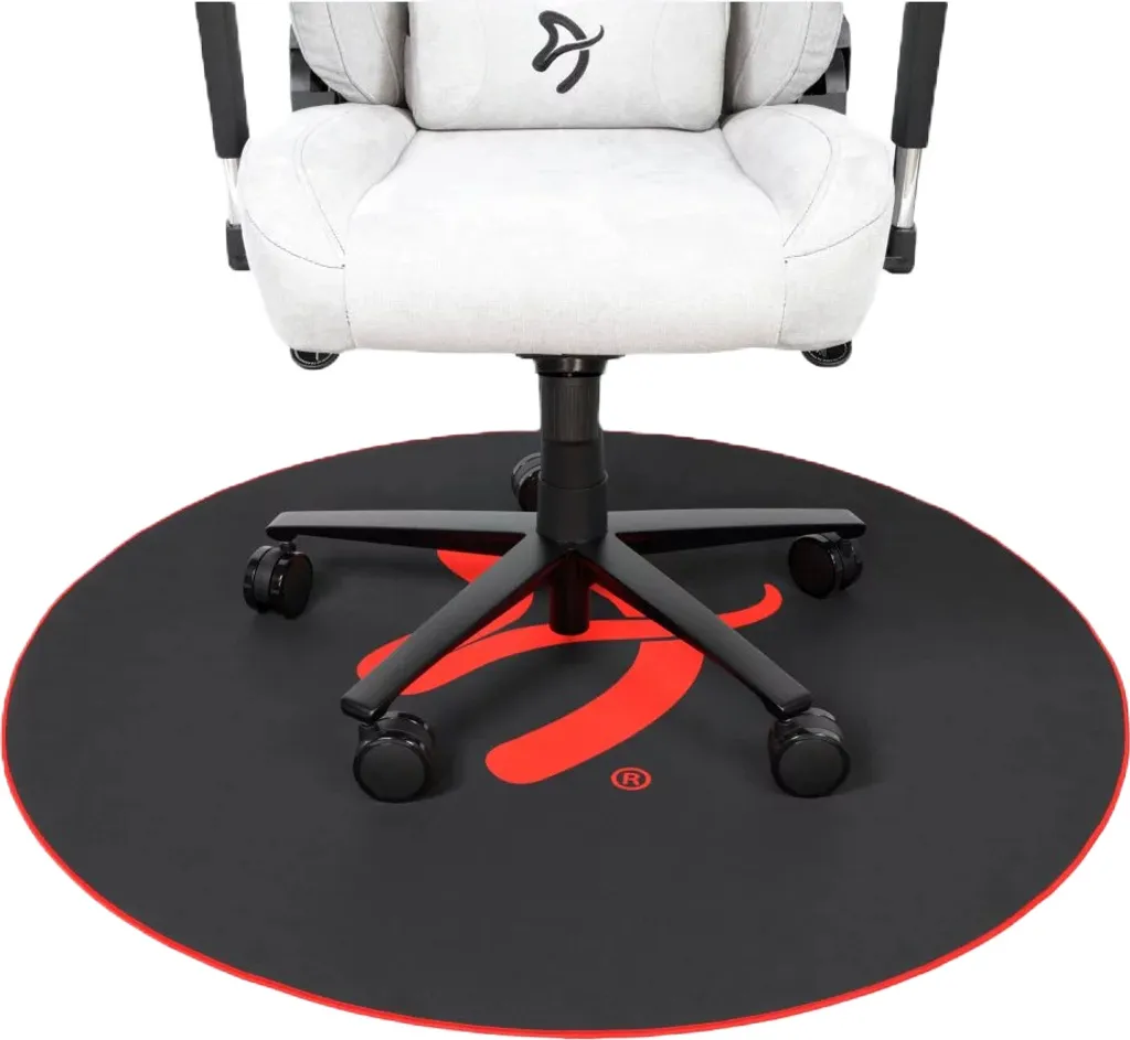 Tapis de chaise gaming Arozzi ZONA Noir et Rouge - Tapis protection sol - 3