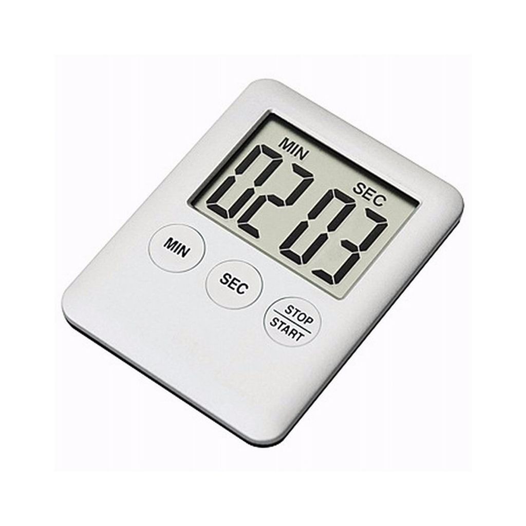Dünnes Kochtimer Timer Küche Zeit Countdown Wecker Backpizza -Werkzeug-Weiss