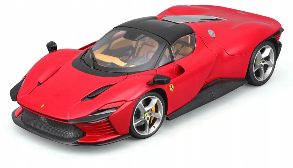 Ferrari Daytona SP3 Bburago 1:18 : Finition Diecast Rouge Intense