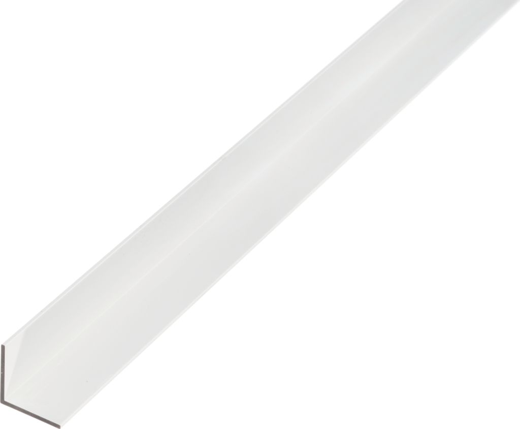 Alberts Winkelprofil Aluminium silberfarbig eloxiert Breite: 50 mm Höhe: 50 mm Materialstärke: 3 mm Ausführung: gleichschenklig Länge: 2000 mm