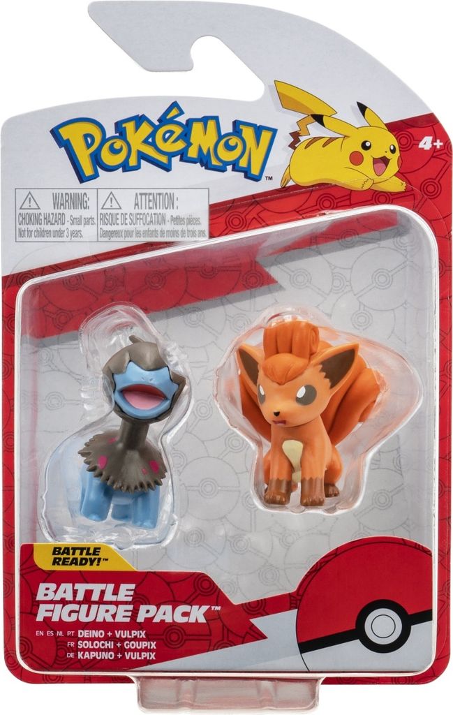 Jazwares Pokémon Battle Figuren Pack - Kapuno + Vulpix Produktbild 
