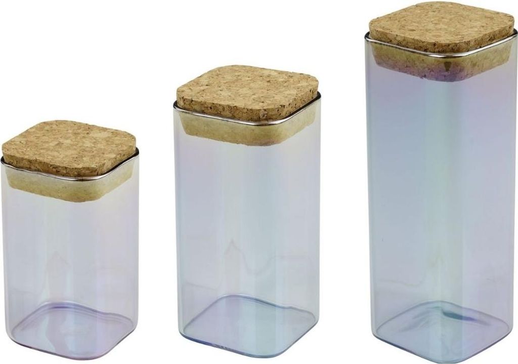 Set mit 3 Kanistern Fackelmann Tasty Green grün 450 ml 3 Stücke