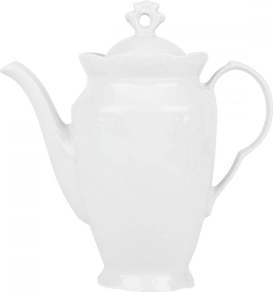PRYMUS-AGD Porzellan-Kaffeekanne weiß 850 ml