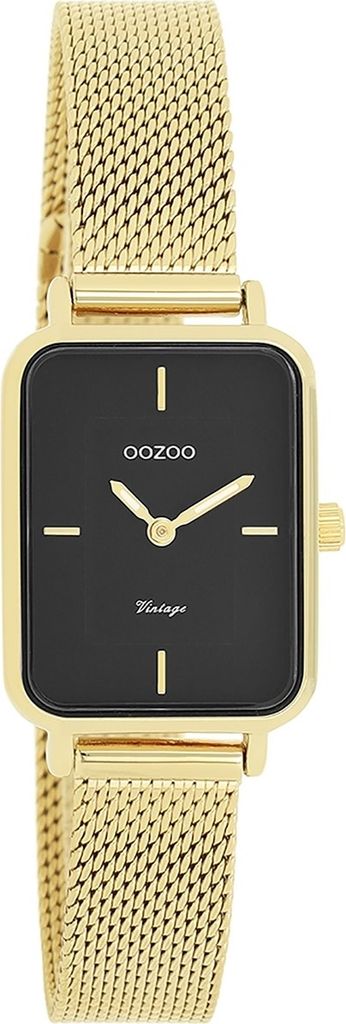 Oozoo Armbanduhr gold Metall Vintage Series Damen-Herren Analog-Quarzuhr UOC20354