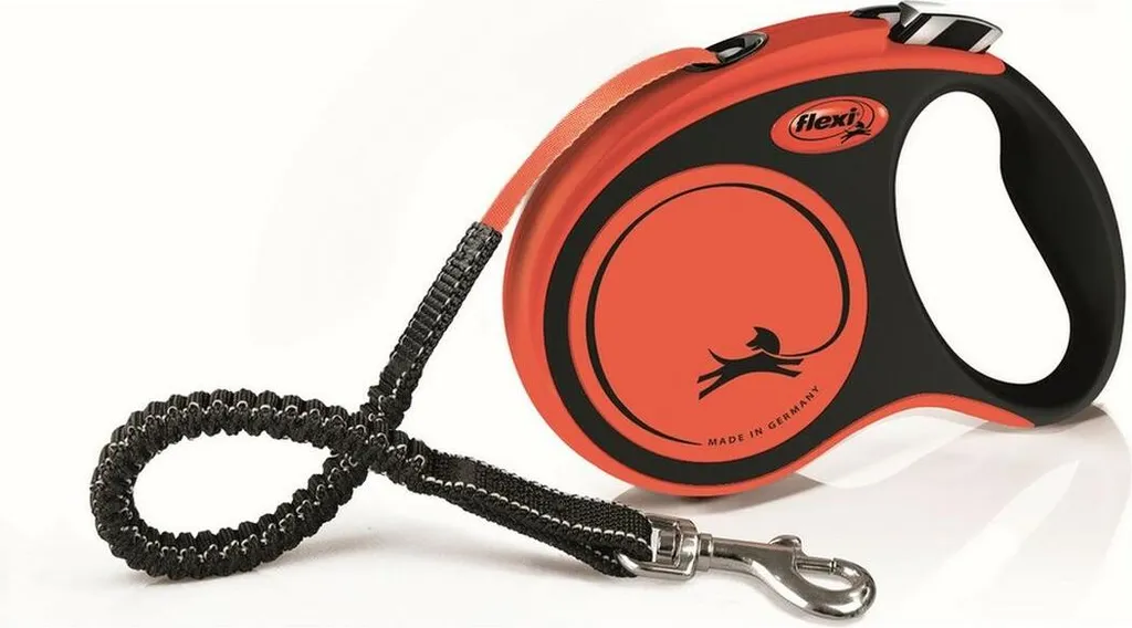 Flexi XTREME S Arancione 5m | Guinzaglio Avvolgibile Ultra Resistente