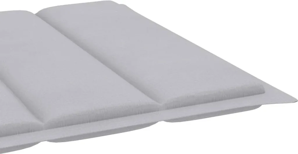 vidaXL Coprilettino Grigio 200x50x3 cm: Comfort Oxford per Esterni - 12