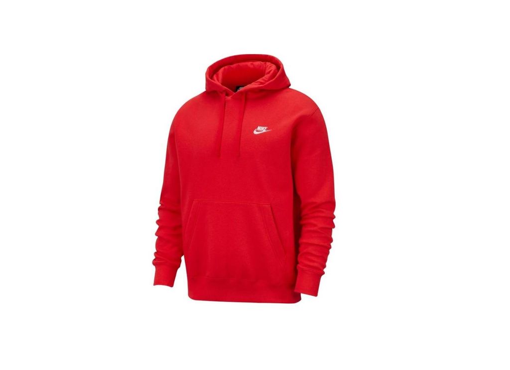 Nike Sportswear Club Fleece Hoodie Rot Gr.XXL