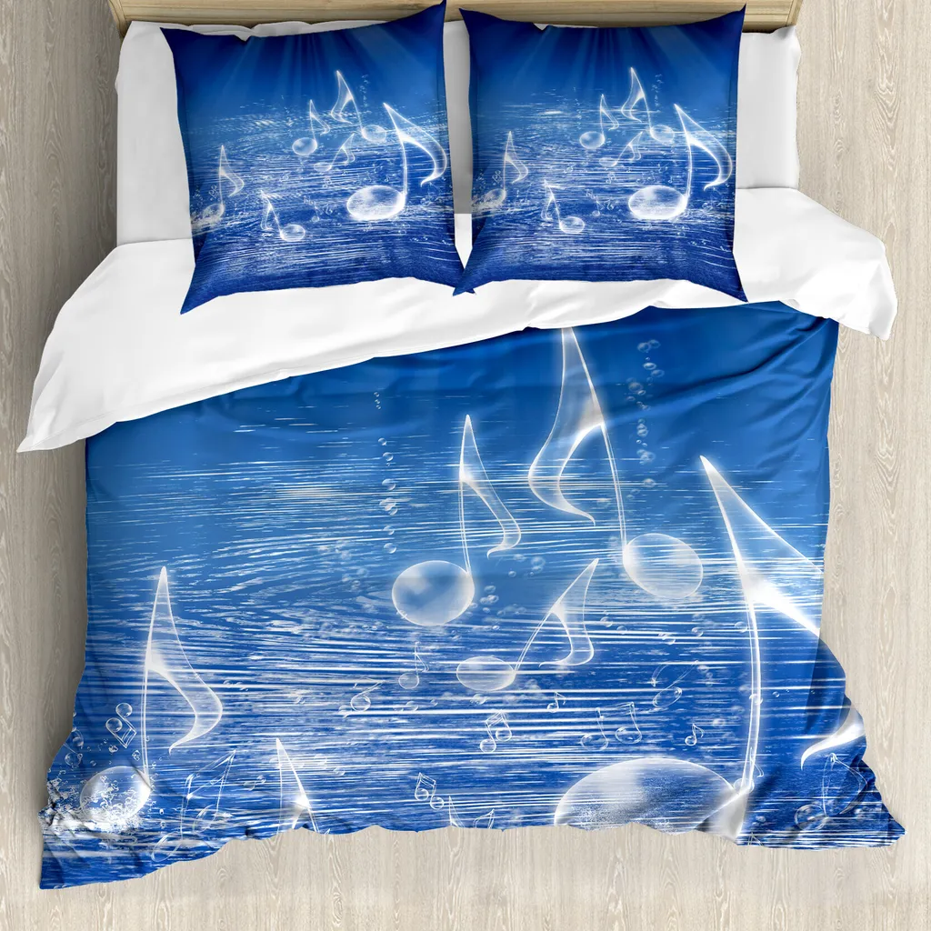 Feelyou Set copripiumino in 100% cotone per letto matrimoniale