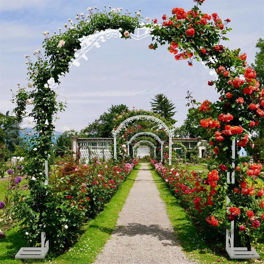Arche Décorative de Mariage Extérieur - Support pour Fleurs et Ballons