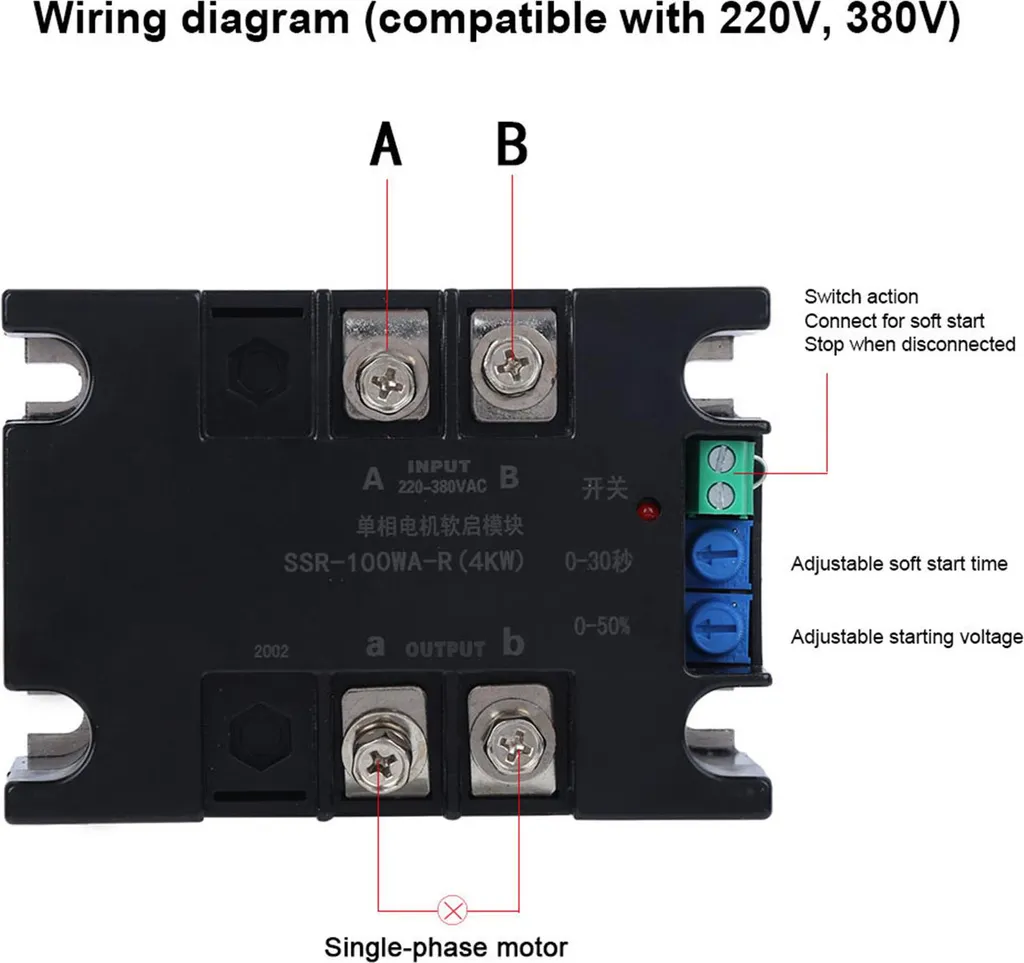 Module démarrage pompe à eau pour installation électrique mono ou biphasée