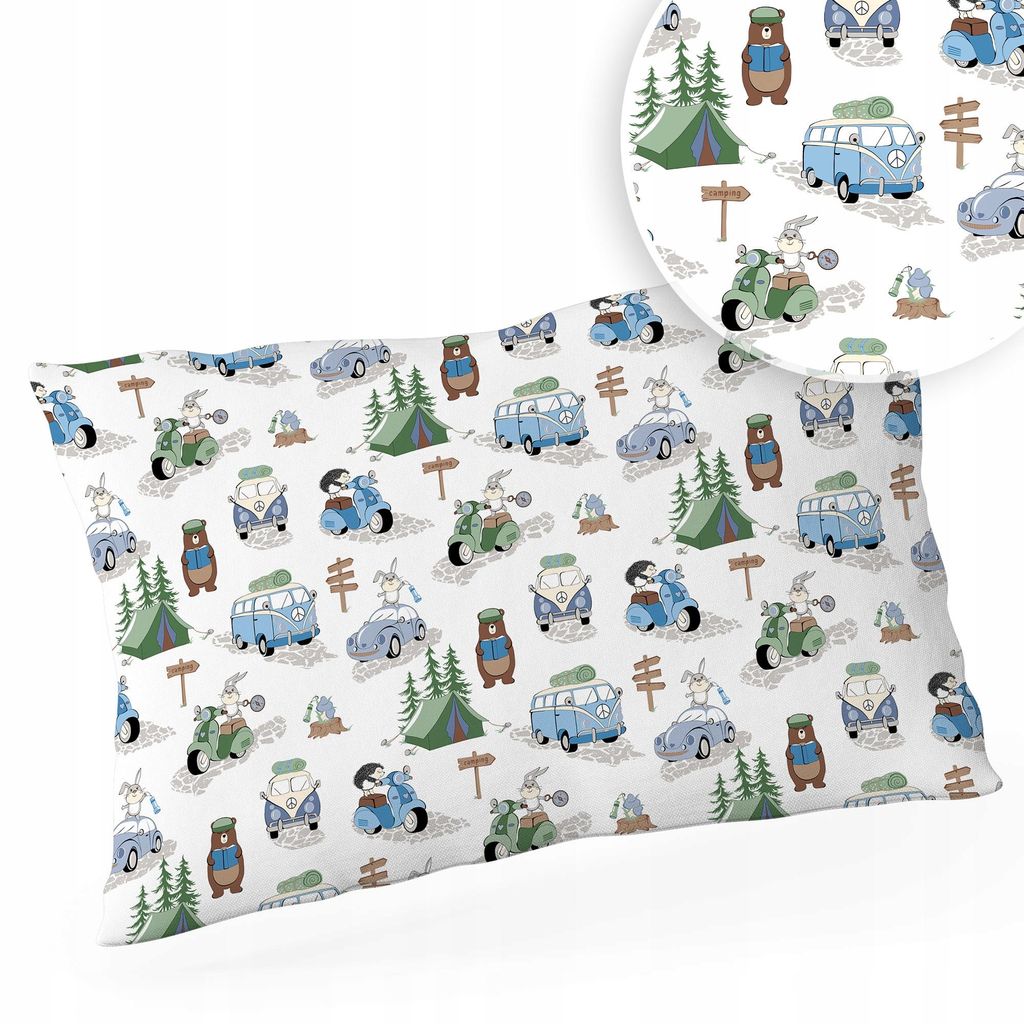 Kinder Kopfkissen 40x60 cm – Kleinkind Kissen – Antiallergisch – 100% Baumwolle
