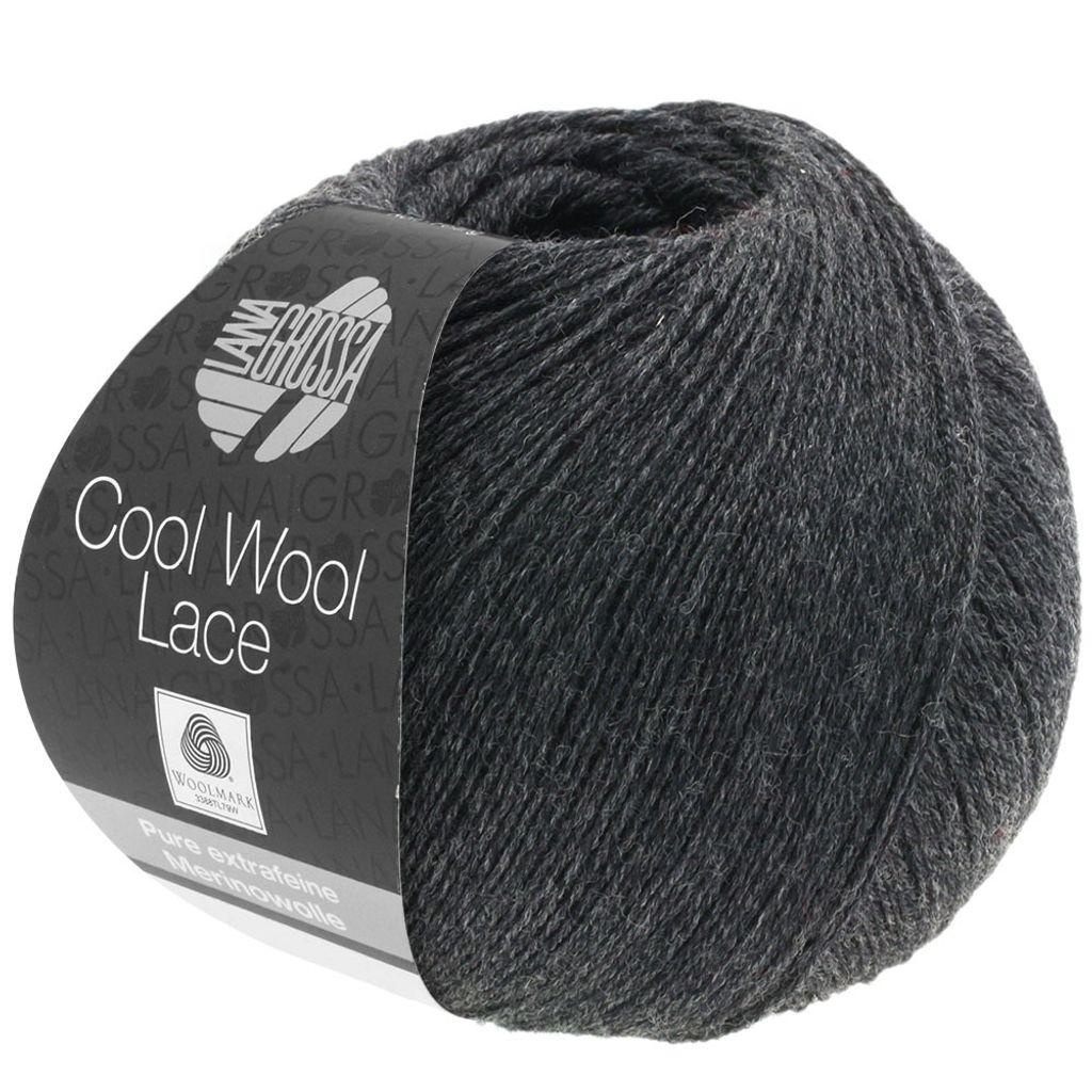 Lana Grossa Cool Wool Lace 025 Anthrazit 50g Produktbild 