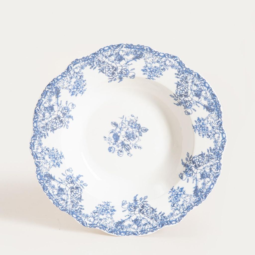 HOMLA Talerz LOURRY głęboki granatowy 22 cm Zdjęcie produktu 