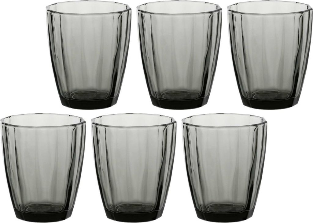 Rose&Tulipani 6er Set Gläser 320 ml grau R116500006Z