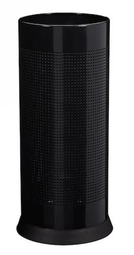Porte-parapluie Rossignol Kipso perforé en acier noir 28L haute qualité