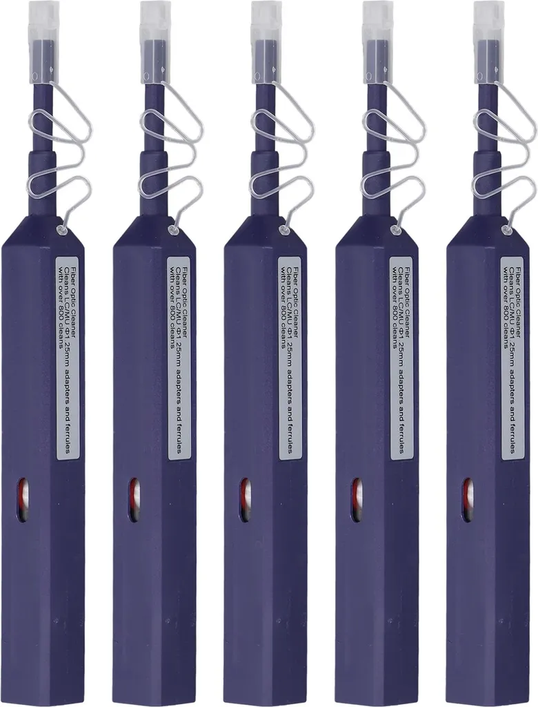 5 Tiges de Nettoyage Fibre Optique 1.25mm LC MU pour 800+ Cycles