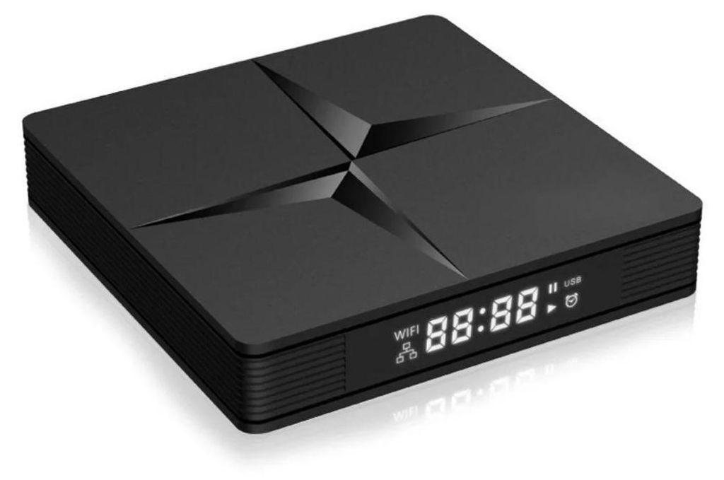 Android TV Box - Set-Top-Box - Rockchip RK3328 Quad-Core - 1 GB DDR3 RAM - 8 GB eMMC Speicher - DC-Strom - Ohne Netzteil