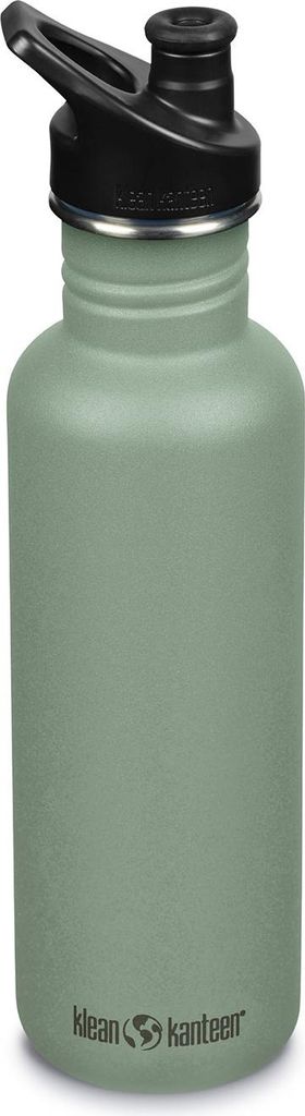 Klean Kanteen Edelstahl Trinkflasche Classic 800ml Sea spray mit Sport Cap