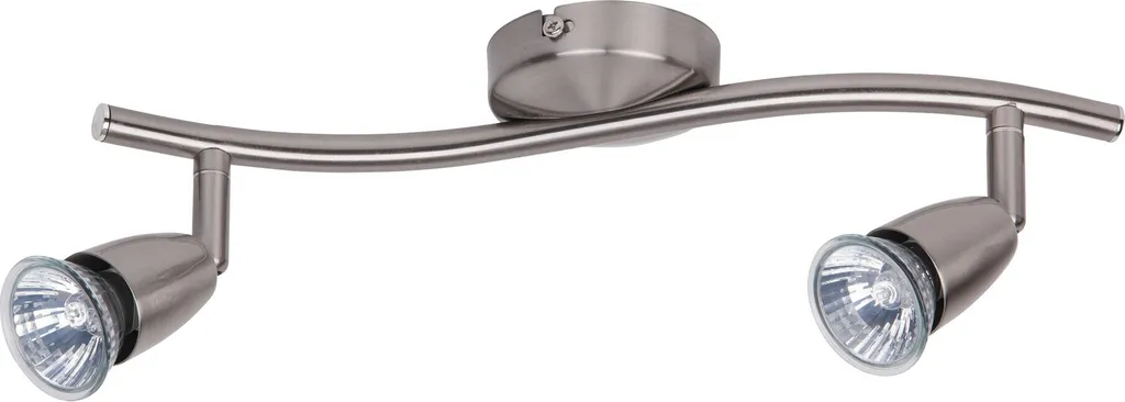 Rabalux 5992 Norman Faretto Doppia Luce GU10 Cromo Satinato 2x50W